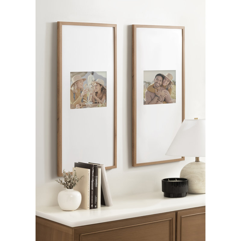 Gallery Two-Piece Picture Frame Set, Brown