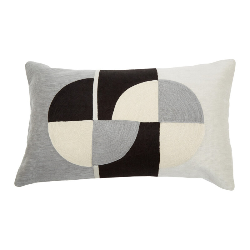 Dequisha Abstract Rectangular Lumbar Cushion