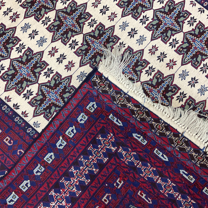  Tapis en laine Soumak fabriqué à la main