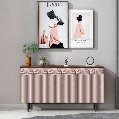Scandinavian Minimalist Entryway Cabinet