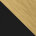 Black/ Brass Trim