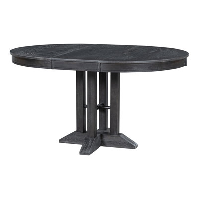 Farmhouse Dining Table Extendable Round Table For Kitchen, Dining Room