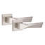 6 Pairs Modern Aura Premium Design Door Handles on Square Rose-1717090714