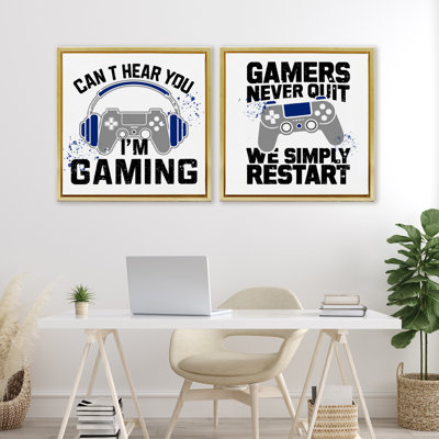 Ensemble de cadres flottants 2 pièces Gamer