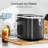 COWSAR 26 Lb. lb. Daily Production Bullet Ice Countertop Ice Maker,9 Ice Cubes Ready in 6 Mins,2 Ice Cube Sizes Available,Automatic Cleaning-88061390