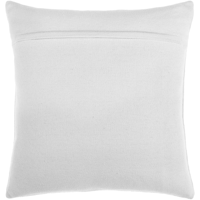 Fulbourn Embroidered Cotton Throw Pillow, Down