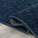 Airidas Solid Low-Pile Navy Rug