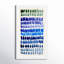 Swatch Blue Print by Susan Hable