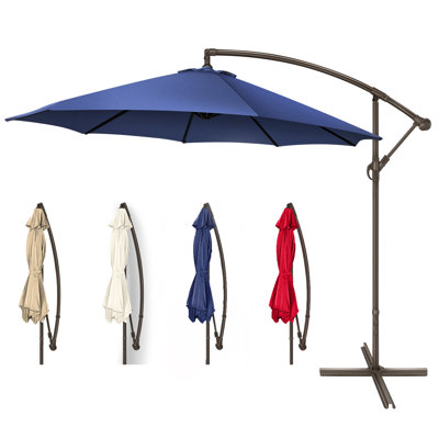 Walburn 120'' Lighted Cantilever Umbrella