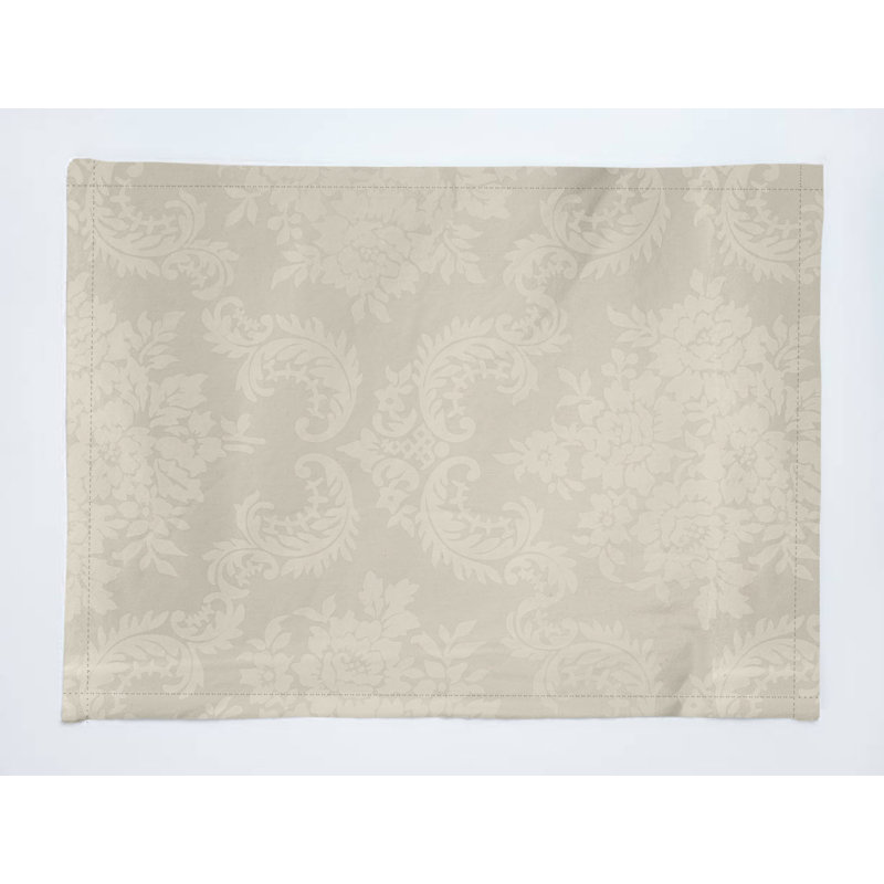 Alik Dining Linen Set, Damask Ivory