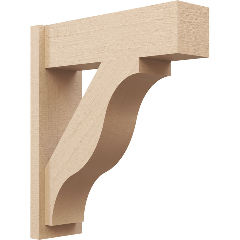 Bois de cèdre brut Funston Block TimberThane Perspector, brun clair apprêté, H 30 po x l 8 po x P 26 po