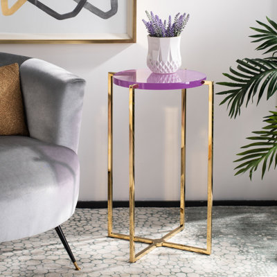 Grande table de bout en acrylique Pluto