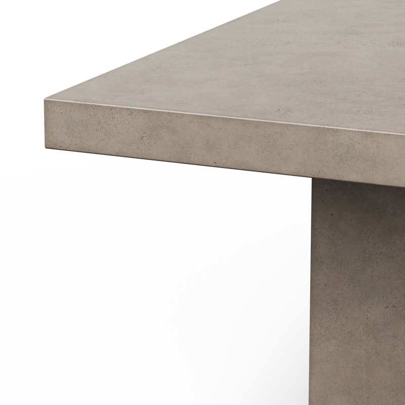 Table de salle à manger Kareen, Gris foncé, Table de salle à manger (hauteur de 30 po)