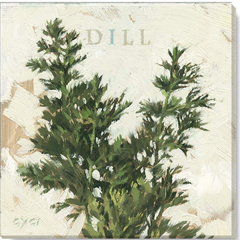 Dill Giclee, art mural, H 20 po x l 20 po x P 1 po