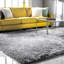 Chandra Rugs Giulia Collection Plush Modern Contemporary Hand-Woven Silver White Grey Shag Polyester Pile Material Handmade Area Rug-1762308393-1863563955