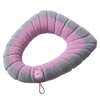 Toilets seat Toilet Seat Cushion Winter Thickened Toilet Cover Knitted Toilet Seat Cushion Washable Household Toilet Cover