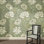 CHRYSANTHEMUM MAGNA Wallpaper - Sap 9'10" - full height wallpaper