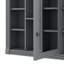Armoire de salle de bain murale 35 po x 28 po avec miroir, comprenant 6 tablettes ouvertes-831822638