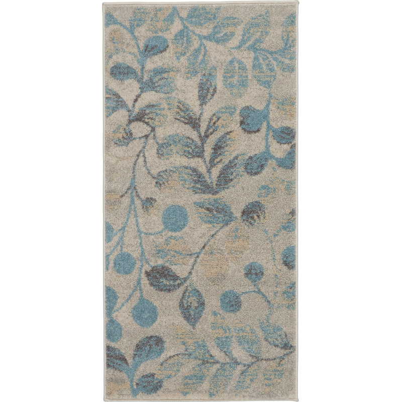 Yahara Floral Indoor Rug, Rectangle 2' x 4'