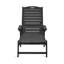 Oversized Plastic Outdoor Chaise Lounge Chair With Wheels And Adjustable Backrest-852982175