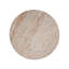 Outdoor/Indoor Lightweight Concrete Side Table,Travertine Finish