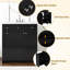 Meuble-lavabo simple 30,00 po avec plateau en céramique Struckle-566223181