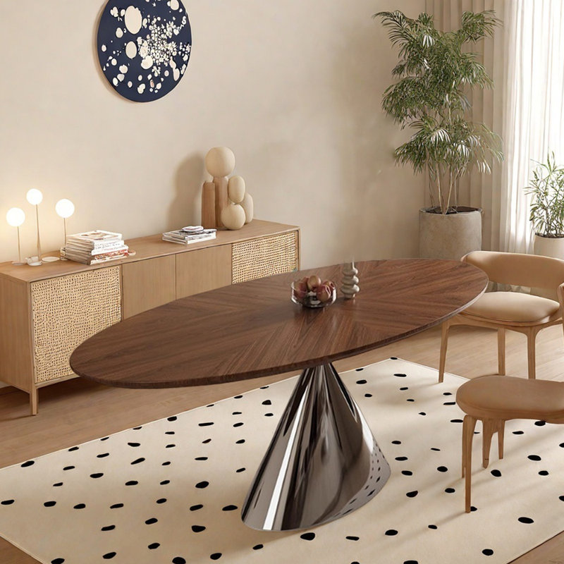 Table de modelage ovale Minimalist Design, H 29,52 po x L 55,11 po x l 31,49 po