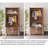 Simple Solid Wood Double Door Wardrobe