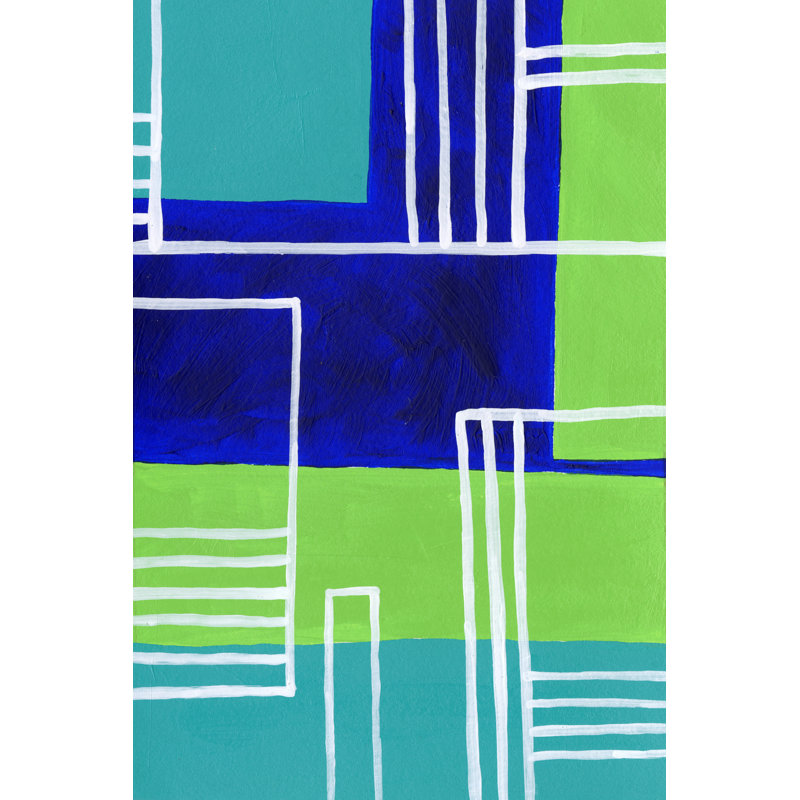 On The Line IV - Graphic Art, 76 cm H x 51 cm W, Wrapped Canvas