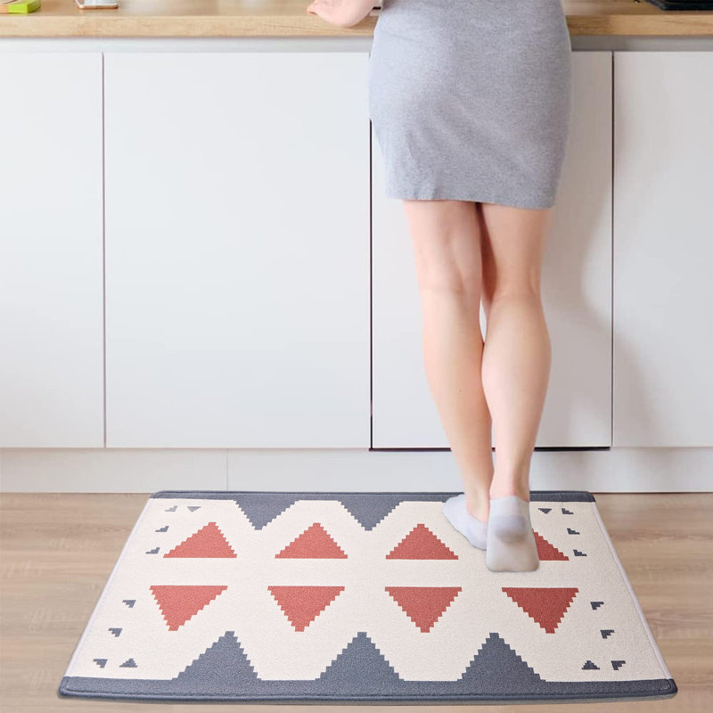 Jebreel Personalizable Indoor Doormat, 16.9'' W X 28.7'' L