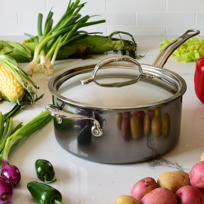Hestan NanoBond Covered Saucepan, 1.5 qt.