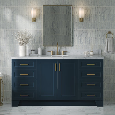 Sawyer 66'' Solid Wood Single Bathroom Vanity Base Only, Base Cabinet without Top