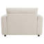 Fauteuil simple en chenille de mousse haute densité avec port double, structure en corde, style pour la maison et le design, siège