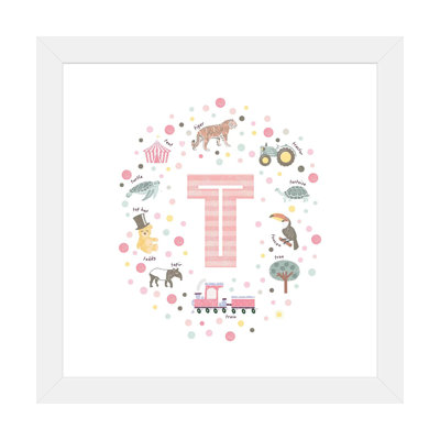 Lettre T - impression d'art graphique