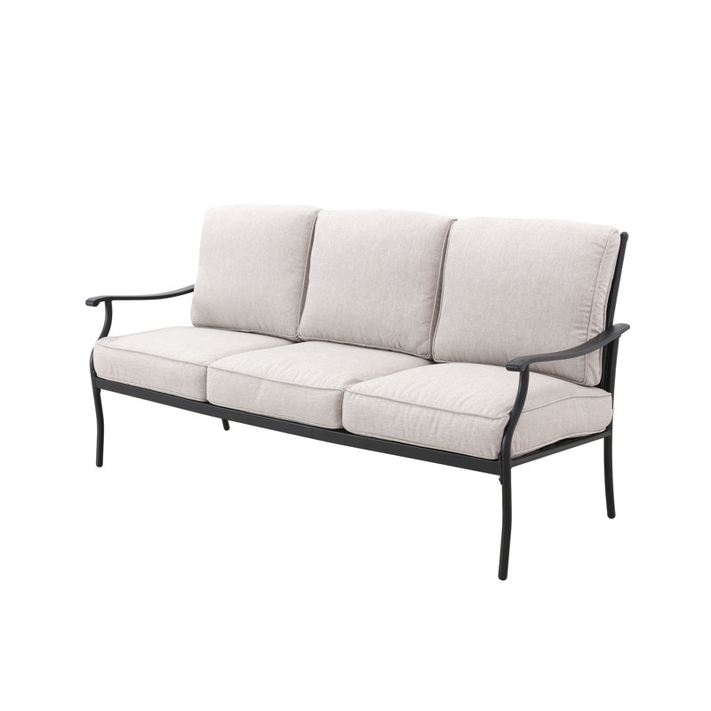 Middleham 5 - Person Patio Conversation Set with Cushions, Beige