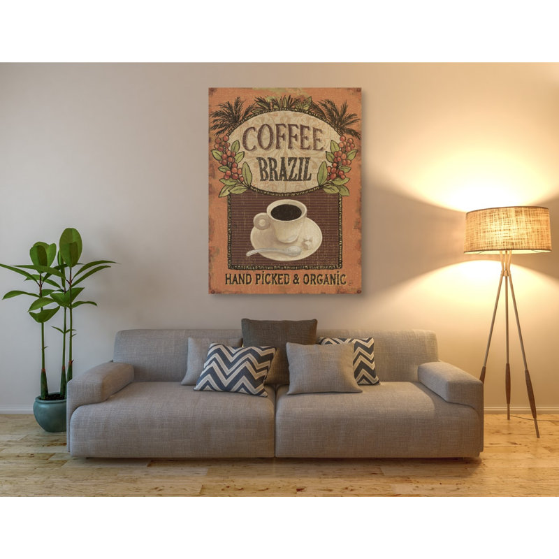 « coffee blend iv », impression sur toile, H 26 po x l 18 po x P 0,75 po
