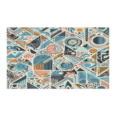 Tapis tressé Artistic Riot