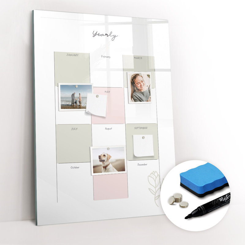 Magnetic Glass Dry Erase Board