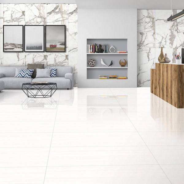 24" x 48" Porcelain Stone Look Wall & Floor Tile