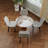 Faux Leather Upholstered Side Chair-1457473143