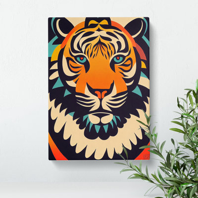 XC1022-4663X Tiger Abstract No.1 - Wrapped Canvas Print