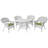 4 - Person Patio Dining Set with Round Table , Cushions Included-12638218-12655412