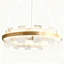 Lustre moderne 24 pouces à DEL en albâtre