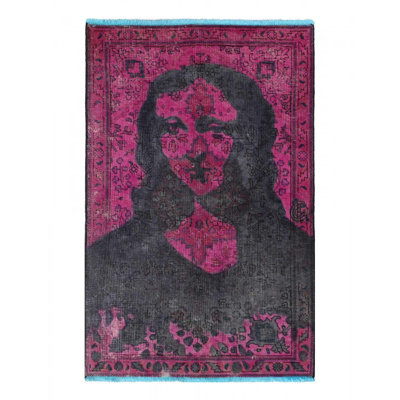 Tarjan One-of-a-Kind 3' X 4'9'' Lamb's Wool Area Rug Gray
