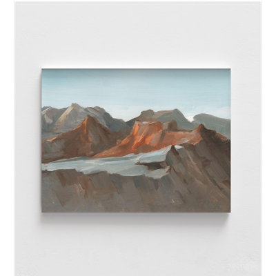 «Western Plateau I» par Ethan Harper, décor rustique de ferme, art rupestre ancien ranch, affiche de peinture de paysage brun, montagne, reproduction d'affiche