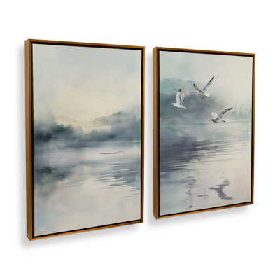 Misty Soar Set of 2 Canvas Prints
