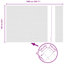 160 cm H x 1000 cm W Steel Border Fencing
