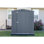 Remise de rangement Elite en acier, 6 x 6, anthracite
