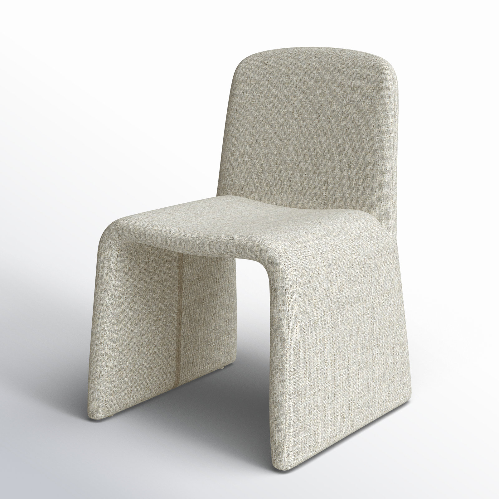 Holt Side Chair, Heather Beige Basketweave