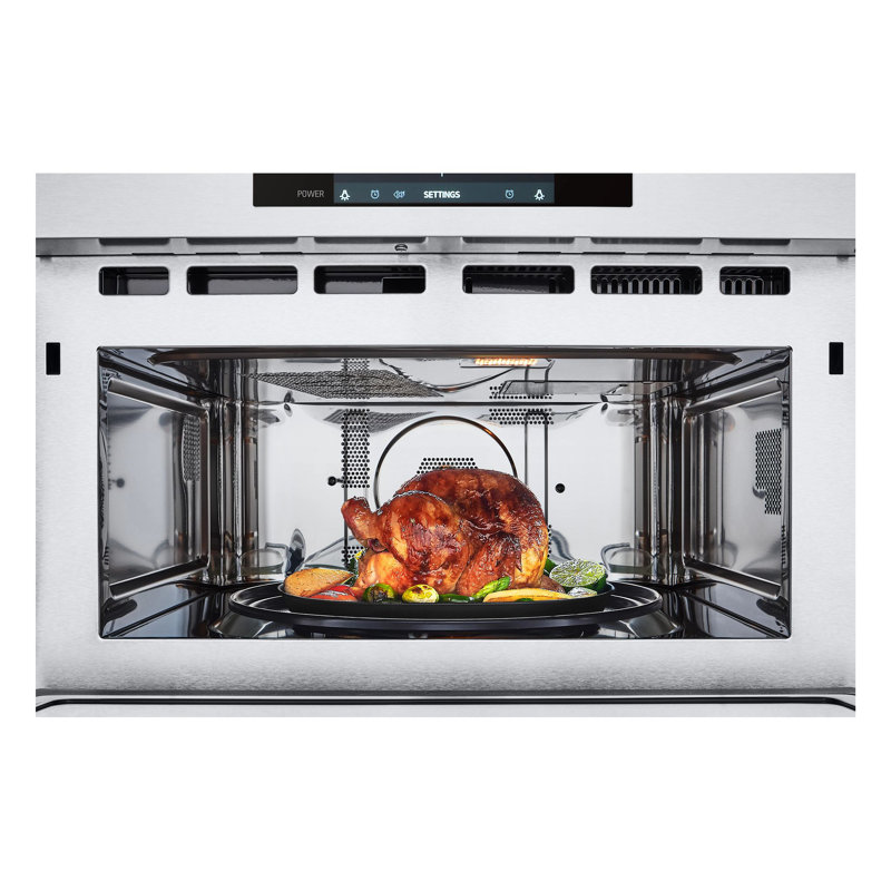 30" Matte Black Smart Combination Wall Oven